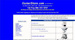 Desktop Screenshot of casterstore.com